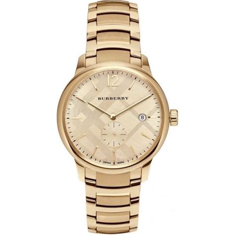 burberry gold mens watch